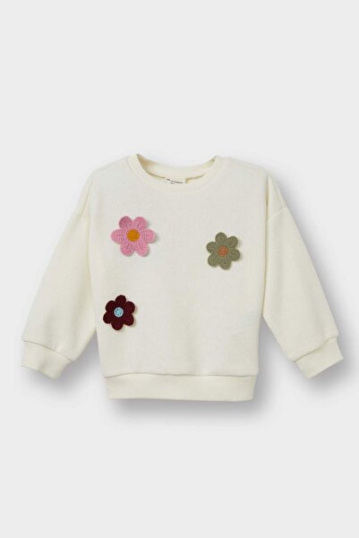 DeFacto Hanorac floral cu gât rotund pentru fetiță G2644A525AU