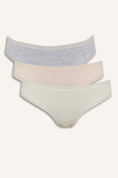 DeFacto Набір з 3 бразильських трусиків з мереживом F2190AX25AU