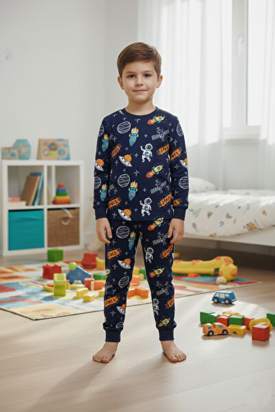 bunny hopp 100% Βαμβάκι Παιδικό σετ πιτζάμες με μακριά μανίκια για αγόρια - S...