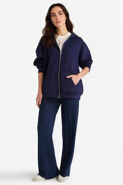 DeFacto Панталони с модален плат, свободна кройка, права кройка и стандартна ...