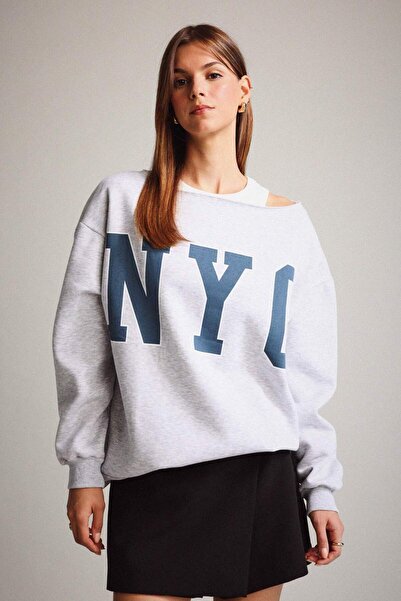 DeFacto Hanorac imprimat cu gâtul barcă G3330AX25WN