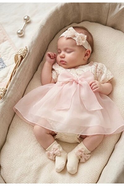 LisaLoom مجموعة فساتين فاخرة للفتيات من 3-6 أشهر - مجموعة خاصة للمناسبات مكون...