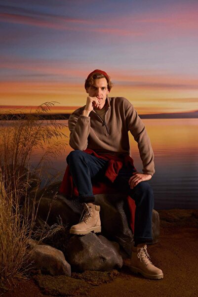 DeFacto Hanorac din fleece cu jumătate de fermoar E8632AX25WN