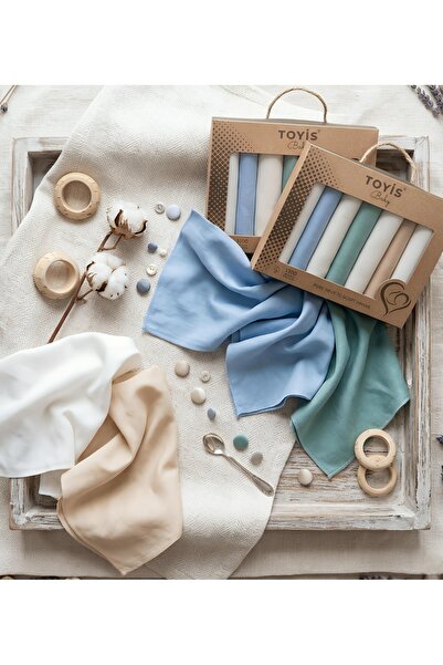 100% Cotton Baby Mouth Wipes 7-Piece – Craft Box Gift Set