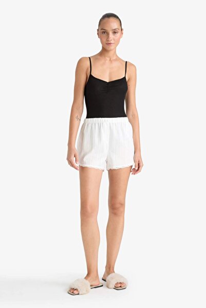 DeFacto Kratke hlače regularnog kroja sa elastičnim strukom, donji deo pidžam...