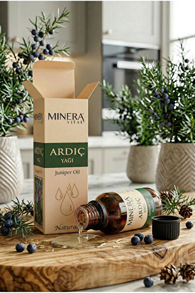 MİNERA VİTAL Ardıç Yağı 20 ml (Juniper Oil) Damlalıklı Cam Şişe