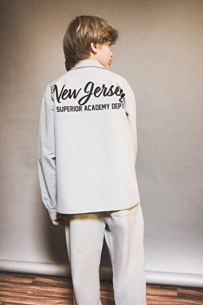 DeFacto Сорочка з довгими рукавами, з принтом, з коміром-поло, для хлопчиків ...