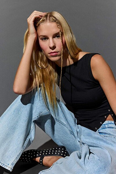 DeFacto Bluză fără mâneci cu decolteu în formă de caiac G1667AX25AU