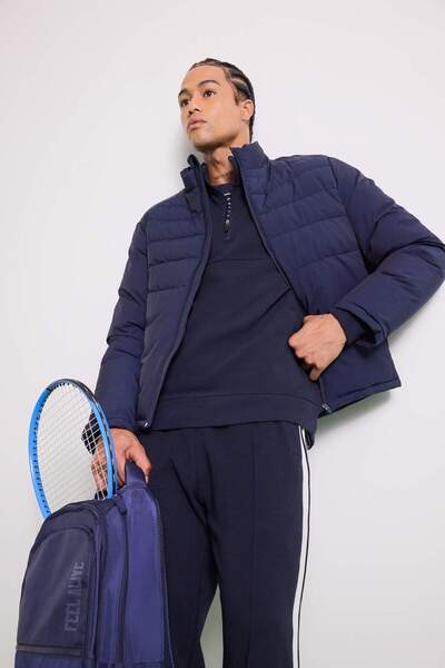 DeFacto Vodootporan, otporan na vetar, standardnog kroja, zimski kaput sa sto...