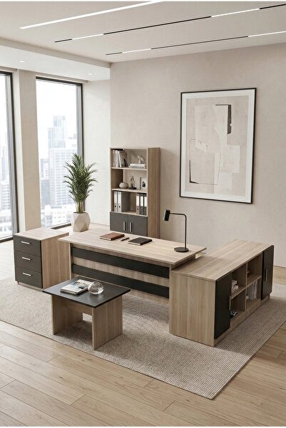 Yurudesign Vario Abcdf Ofis Büro Masa Takımı 3 Renk