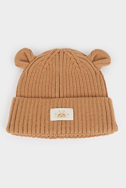 DeFacto Tricotaj cu urechi pentru bebeluș băiețel C8595A525WN