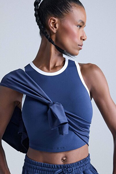 DeFacto Crop guler rotund Sportswear Atlet E7723AX25AU