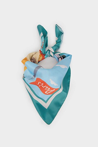 DeFacto Γυναικείο μαντήλι με θέμα το Παρίσι G0798AXNS