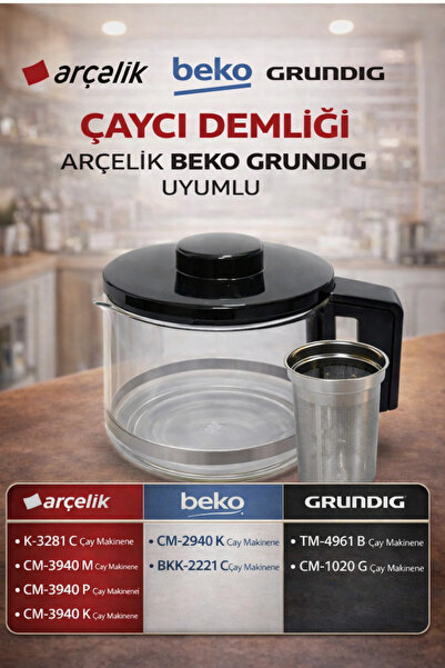 Arçelik Full Takım K-3281 C - Cm-3940 M - Cm-3940 P - Cm-3940 K Çay Makinesi ...