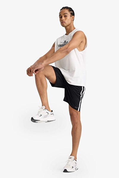 DeFacto Standart Fit Sporcu Kısa Paça Cepli Şort E7519AX25AU