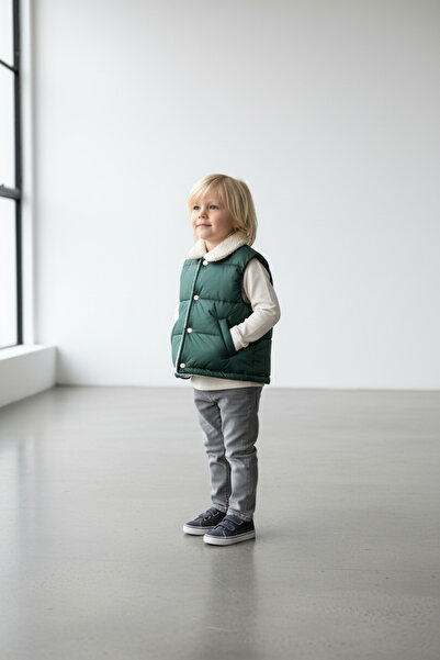 Verscon Erkek Çocuk Yeşil Yelek