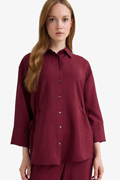 DeFacto Claret Red Women's Shirt F7187Ax/Br237