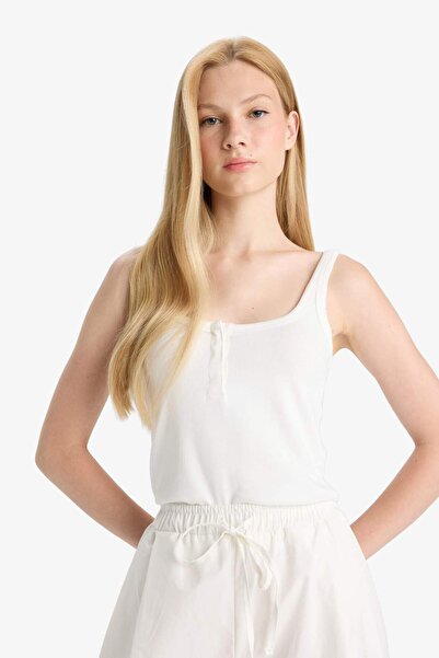 DeFacto Fitted Ribana Tank Top F7823Ax25Au