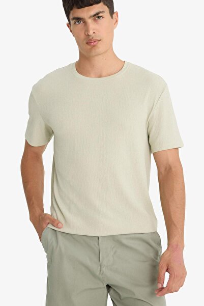 DeFacto Регулярний крій, велосипедний комір, короткі рукави, футболка F8480AX...