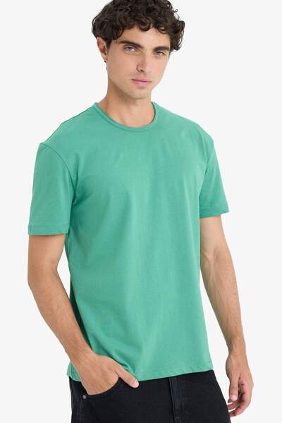 DeFacto Tricou din țesătură groasă 100% bumbac D5481AX25SP