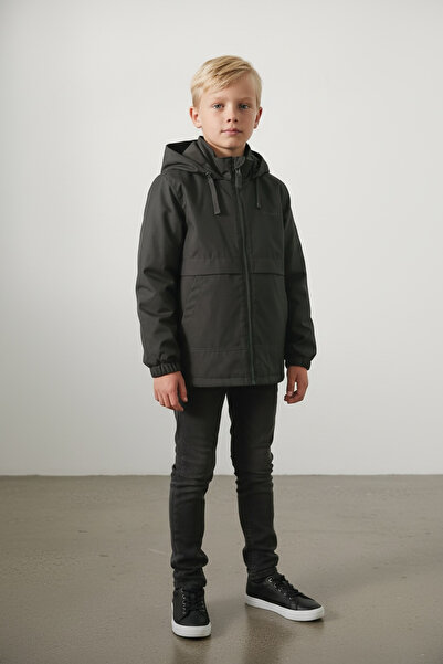 Verscon Erkek Çocuk Yeşil Yağmurluk