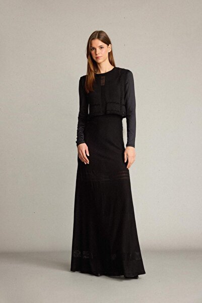 DeFacto Set de tricotaje croșetate din 2 piese guler rotund Bluză fără mâneci...