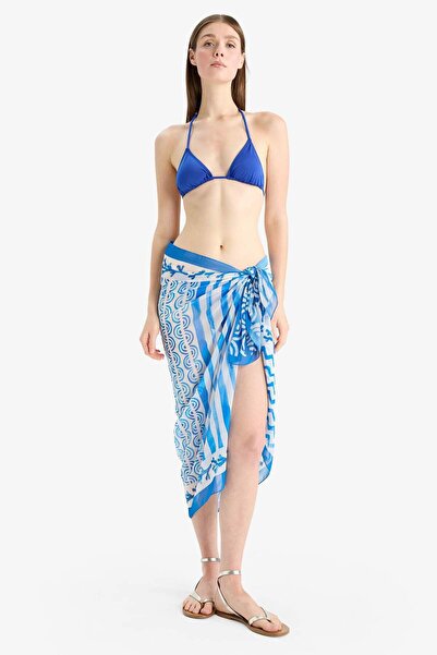 DeFacto Gemusterter Chiffon-Pareo D0966AX25HS