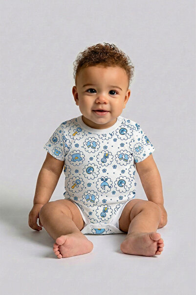 Kidyra %100 Pamuk Çıtçıtlı Bebek Body