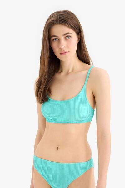 DeFacto Regular Fit Wrinkled Bikini Top B7207Ax25Sm