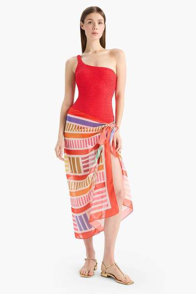 DeFacto Patterned Chiffon Pareo D0966Ax25Hs