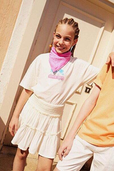 DeFacto Yeni Sezon Kız Çocuk Viskon Etek