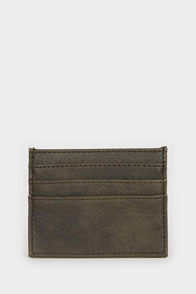 DeFacto Men's Faux Leather Card Holder F2984Axns