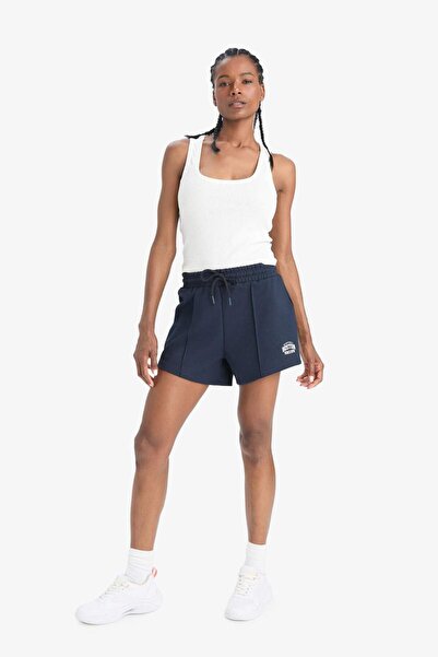 DeFacto Flexible Waisted White Sports Shorts F3266Ax25Sm