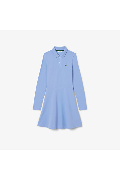 Lacoste Long Sleeved Stretch Pique Polo Dress - EJ0903-00-5QD