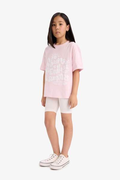 DeFacto Κοντό κολάν για κορίτσια B5591A825SM