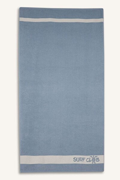 DeFacto Férfi nyomott mintás pamut strandtörölköző E3163AX25SM