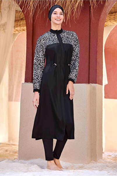 Alvina ملابس سباحة منقوشة - 1412