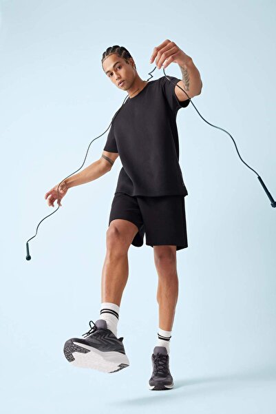 DeFacto Standart Fit Modal Kumaş Sporcu Kısa Paça Şort D9311AX25SP
