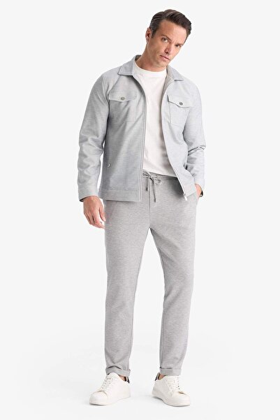 DeFacto Pantaloni de vară Jogger cu două picioare, confortabili, din țesătură...