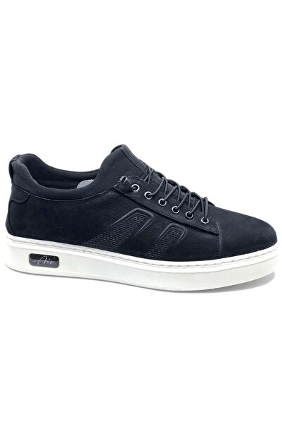 KCMN Dropland 9360 piele naturală Pantofi casual pentru bărbați NEGRU-NUBUK