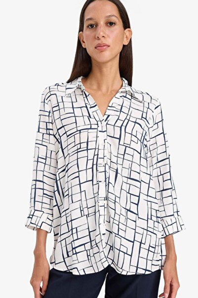 DeFacto Regular Fit Checkered Long Sleeve Shirt K6402Az25Sp