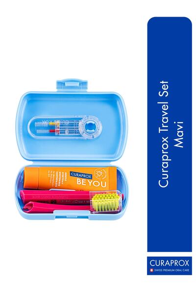 Curaprox Diş Bakım Travel Set Mavi
