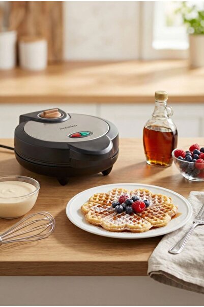 Premier PWM 215 1200W Waffle Makinesi | Yapışmaz Plakalı