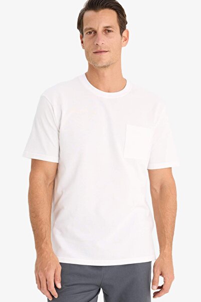 DeFacto 100% βαμβακερό νέο μπλουζάκι με κοντό μανίκι με κανονική εφαρμογή D79...