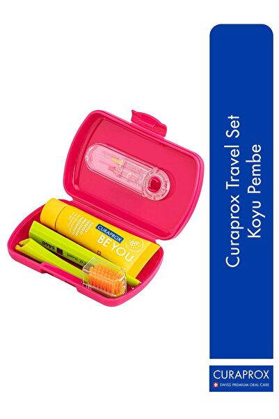 Curaprox Seyahat Seti Koyu Pembe