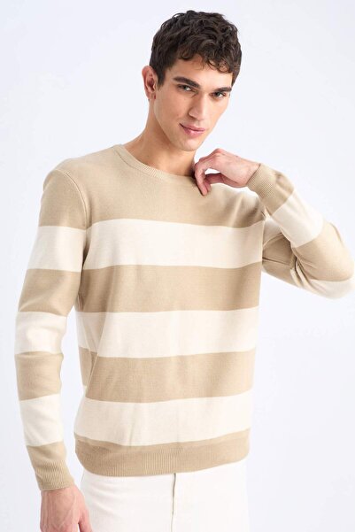 DeFacto Pulover tricotat cu guler standard, potrivit pentru sport D1968AX24AU