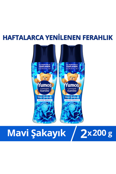 Yumoş Çamaşır Parfümü Mavi Şakayık 200g x2