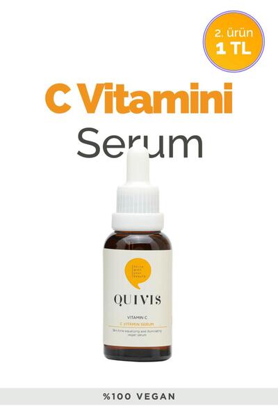 Quivis Cilt Tonu Eşitleyici ve Gözenek Sıkılaştırıcı C Vitamini Serum 30 ML