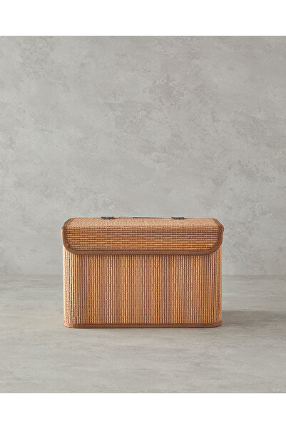 English Home Κουτί αποθήκευσης Gina Bamboo 28x20x18 cm Ανοιχτό καφέ