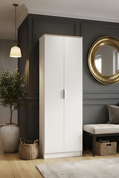 benim odam Diva 2 Kapılı 6 Raflı Ayakkabılık Çok Amaçlı Dolap